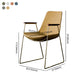 Nordic Style Dining Chairs Kitchen Arm Dining Side Chairs with Metal Legs Clearhalo ' kitchen&dining_furn' 'Dining Chairs' 'Dining Tables & Seating' 'dining_chair' 'furn' 'furn_dining_chair' 'Furniture' 'furniture_dining_chair' 'Kitchen & Dining Furniture' 'kitchen' 1200x1200_d53185a8-07fc-4c58-8fdf-5c0e687bb9bf