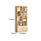 Scandinavian Vertical Standard Bookshelf Natural Pine Wood Bookshelf for Home Clearhalo 'Bookcases' 'furn' 'furn_bookcases' 'Furniture' 'furniture_bookcases' 'kitchen' 'kitchen_bookcases' 'Living Room Furniture' 'Office Furniture' 1200x1200_d538389c-de71-492b-b126-808cde38d119