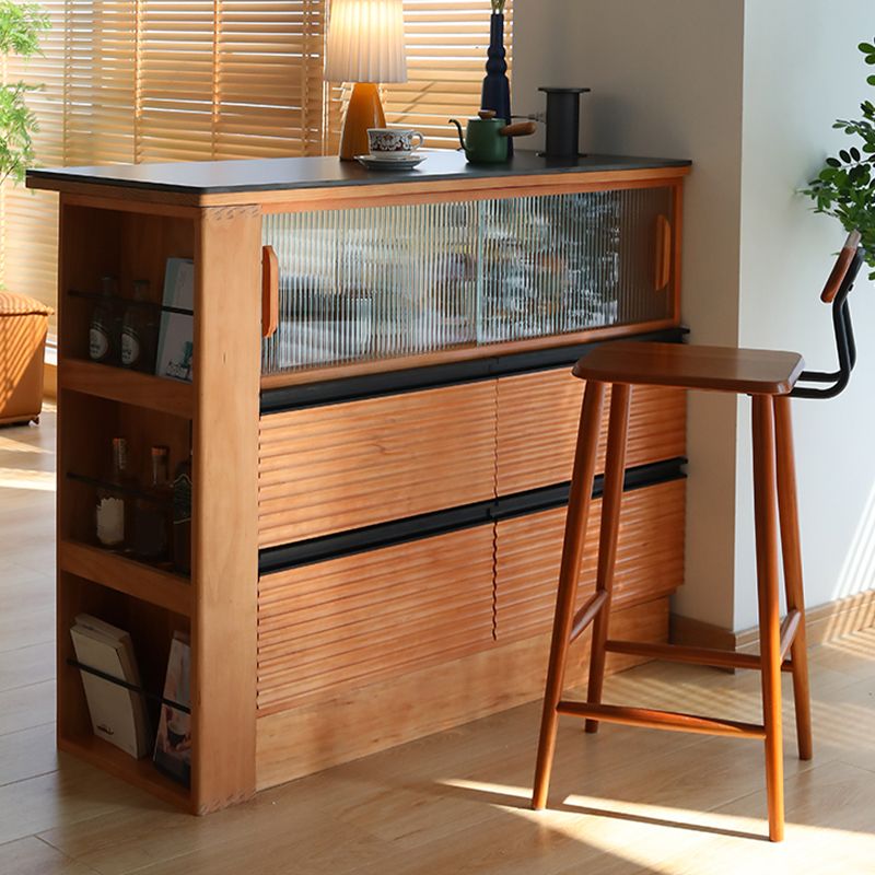 Moderner Bar-Esstisch aus Kunstmarmor, rechteckiger Bartisch für die Küche