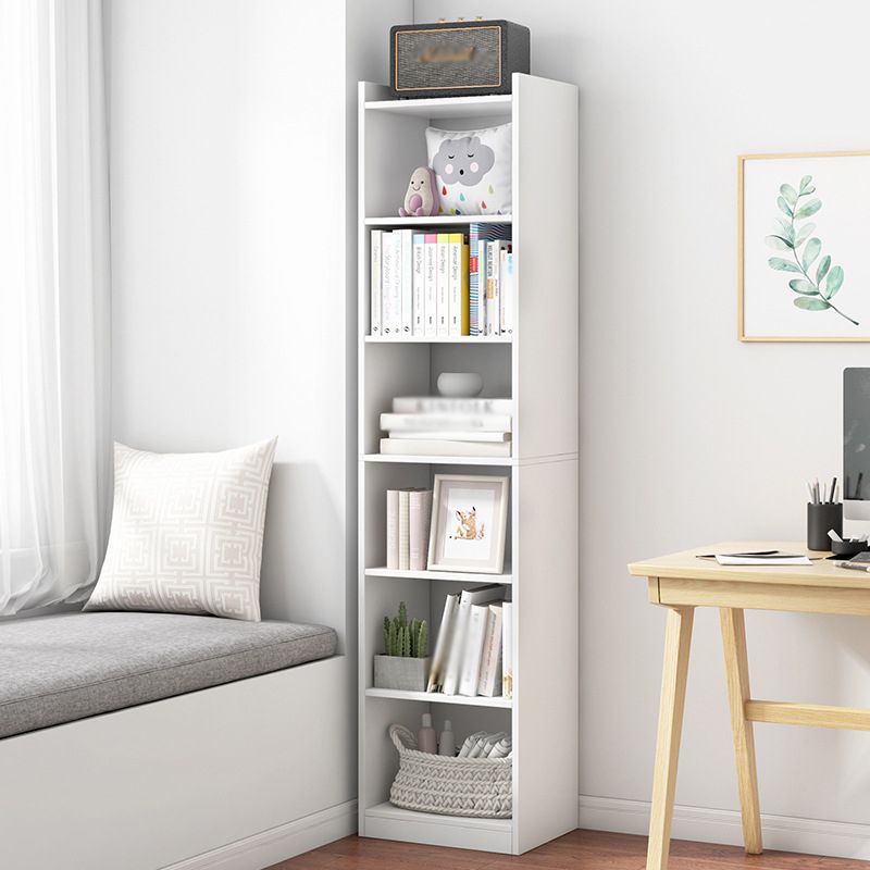 Manufactured Wood Scandinavian Bookshelf Vertical Bookcase for Home Clearhalo 'Bookcases' 'Furniture' 'furniture_bookcases' 'Office Furniture' 1200x1200_d53cbe0d-fa12-4db9-a4c7-8a88c1d71180