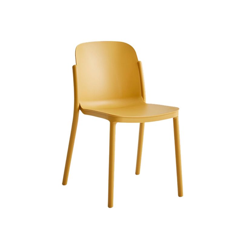 Dining Room Contemporary Dining Chair Plastic Stacking Side Chair