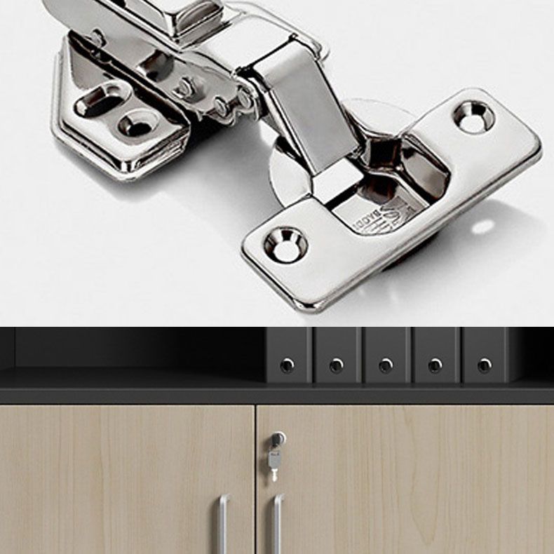 Archivo de estilo nórdico Babyet de madera Archivo vertical con almacenamiento de bloqueo