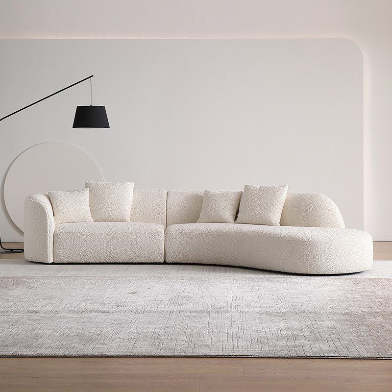 Wasserfestes Sofa Holz gebogener Einbautenarm Sofa für Wohnzimmer