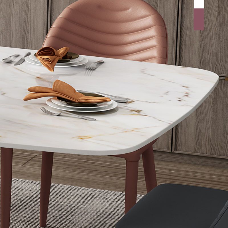 1/4/6/9 Pcs Dining Chairs Set White Rectangular Dining Set with Leather Chairs Clearhalo 'Dining Room Sets' 'Dining Tables & Seating' 'dining_room_set' 'furn' 'furn_dining_room_set' 'Furniture' 'furniture_dining_room_set' 'Kitchen & Dining Furniture' 'kitchen&dining_furn' 'kitchen' 1200x1200_d546537a-ad89-4f3d-a680-7c0bb0ba4850