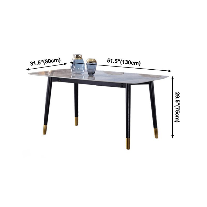 Rectangle Grey Tone Dining Table Sintered Stone Table Luxury with 4 Legs Clearhalo ' dining_table' 'Dining Tables & Seating' 'Dining Tables' 'furn' 'furn_dining_table' 'Furniture' 'furniture_dining_table' 'Kitchen & Dining Furniture' 'kitchen&dining_furn' 'kitchen' 'kitchen_dining_table' 1200x1200_d54b2309-d653-4ae3-9f0d-1d1fde94b64a