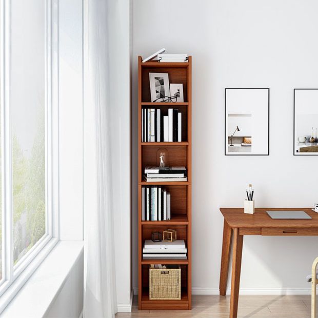 Modern Vertical Standard Bookshelf Manufactured Wood Bookcase for Living Room Clearhalo 'Bookcases' 'furn' 'furn_bookcases' 'Furniture' 'furniture_bookcases' 'Office Furniture' 1200x1200_d54bccf9-3b44-49e5-aec4-9cb4360b4dff