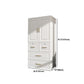 Contemporary Style Wardrobe Plastic Bedroom Wardrobe Closet With Drawer