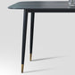 Modern Stone Rectangle Dining Table Home Kitchen Dinner Black Frame Dining Table Clearhalo 'Dining Tables & Seating' 'Dining Tables' 'dining_table' 'furn' 'furn_dining_table' 'Furniture' 'furniture_dining_table' 'Kitchen & Dining Furniture' 'kitchen' 'kitchen_dining_table' 1200x1200_d54e5e9e-5ab2-4628-a222-efb58b7844f3