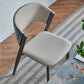 Modern Home Chair Open Back Dining Side Chair with Metal Legs