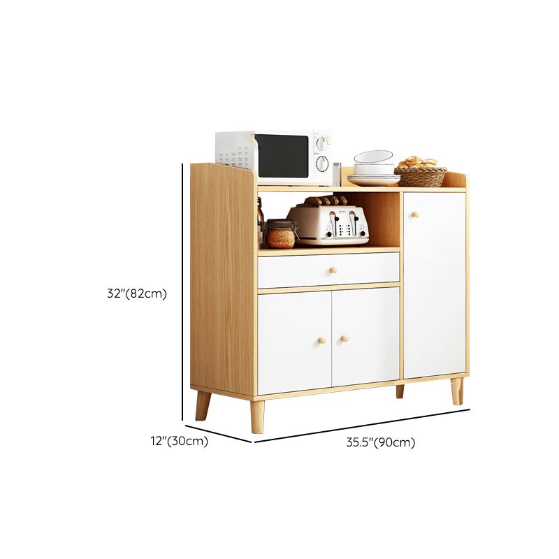 Servidor de comedor de estilo moderno servidor de madera de ingeniería para sala de estar