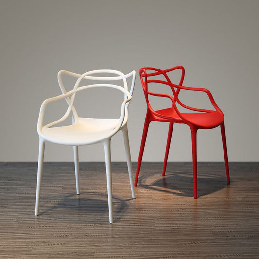 Contemporary Style Dining Chairs Kitchen Dining Arm Chairs with Plastic Legs Clearhalo ' kitchen&dining_furn' 'Dining Chairs' 'Dining Tables & Seating' 'dining_chair' 'furn' 'furn_dining_chair' 'Furniture' 'furniture_dining_chair' 'Kitchen & Dining Furniture' 'kitchen' 1200x1200_d550847c-cbe5-4f61-bba4-7335fd3363ce