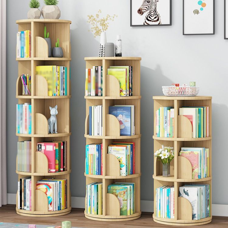 Solid Wood Bookshelf Contemporary Style Natural Bookcase for Home Office Clearhalo 'Bookcases' 'furn' 'furn_bookcases' 'Furniture' 'furniture_bookcases' 'kitchen' 'kitchen_bookcases' 'Living Room Furniture' 'Office Furniture' 1200x1200_d551d4f2-40ab-4b02-a39a-5ca96d93f740
