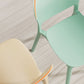 Nordic Stackable Backrest Chair with Acrylic Legs for Dining Room