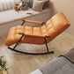 Contemporary Rocking Chair Wing Back Rocker Chair with Seat Cushion Clearhalo 'Chairs & Seating' 'furn' 'furn_rocking_chairs' 'Furniture' 'Living Room Furniture' 'Rocking Chairs' 'rocking_chairs' 1200x1200_d5544e7c-1b68-49d1-a48f-800803ab23b6
