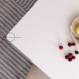 Modern Style 1/4/5 Pieces Dining Room Table Rectangle Stone Furniture in White