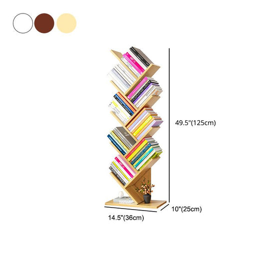 Scandinavian Style Bookshelf Closed Back Bookcase for Home and Office Study Room Clearhalo 'Bookcases' 'furn' 'furn_bookcases' 'Furniture' 'furniture_bookcases' 'Office Furniture' 1200x1200_d555ce40-a35f-46f6-ae28-47b00d65e4b8