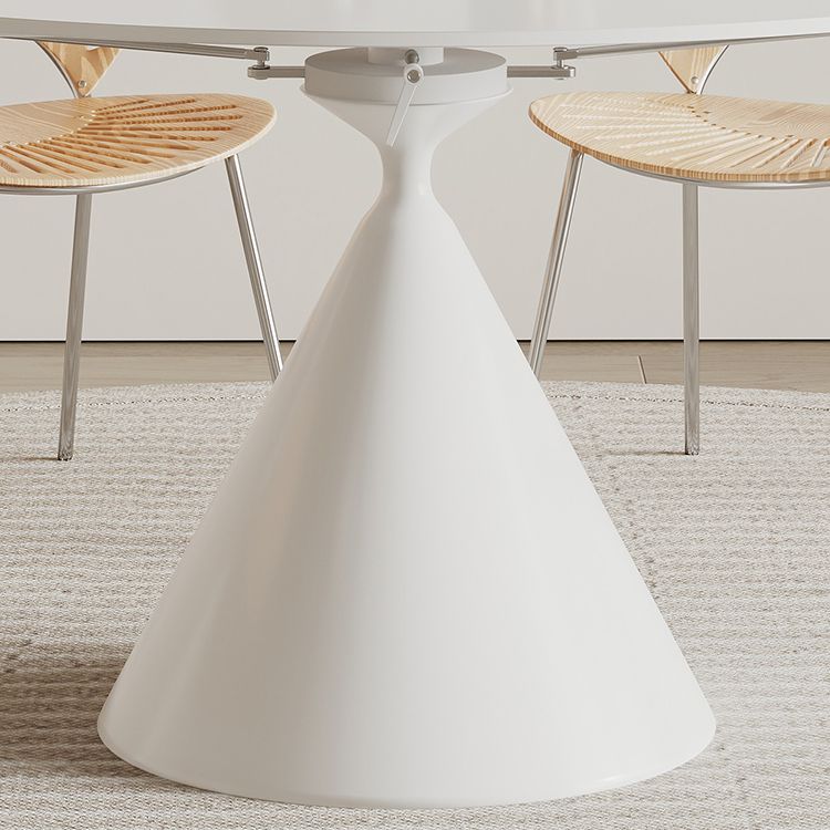 Contemporáneo 1/4/5/7 Muebles de muebles de piedra redonda colocada en blanco