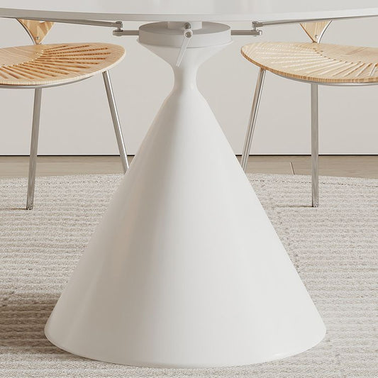 Contemporáneo 1/4/5/7 Muebles de muebles de piedra redonda colocada en blanco