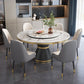 Sintered Stone Dining Room Table Pedestal Dining Table for Dining Room Clearhalo 'Dining Tables & Seating' 'Dining Tables' 'dining_table' 'furn' 'furn_dining_table' 'Furniture' 'Kitchen & Dining Furniture' 1200x1200_d559b1a6-c037-409f-a441-0b087a2dcab6