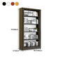 Open Bookshelf Modern Minimalist Iron Bookcase Home Floor Bookcase Steel Storage Rack
