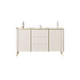 Classic Glam Storage Chest Stone Dresser with 3 Drawers , 12.87-inch Width Clearhalo 'Bedroom Furniture' 'Dressers & Chests' 'dressers_chests' 'furn' 'furn_dressers_chests' 'Furniture' 1200x1200_d55c38b3-0d1c-46e8-9025-1903cbad6188