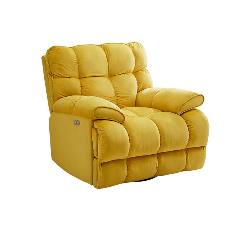 Velvet Gray Recliner Solid Color Recliner Chair 41.33 Inch Wide Clearhalo 'Chairs & Seating' 'furn' 'furn_recliners' 'Furniture' 'Living Room Furniture' 'Recliners' 1200x1200_d55caa81-d130-4d9d-bf9a-6871298d47c4