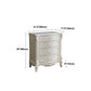 White Sold Wood Buffet Server soggiorno a buffet moderno con cassetti