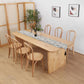 Modern 1/2/5/7 Pieces Rectangle Dining Set Pine Wood Dining Table with Chairs Clearhalo 'Dining Room Sets' 'Dining Tables & Seating' 'dining_room_set' 'furn' 'furn_dining_room_set' 'Furniture' 'furniture_dining_room_set' 'Kitchen & Dining Furniture' 'kitchen&dining_furn' 'kitchen' 1200x1200_d5608cec-6fc4-47fa-b773-c9afc8594915