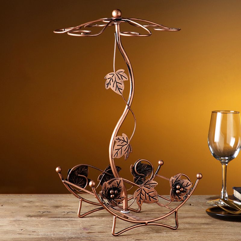 Modern Bike/ Boat/ Tree Metal Wine Racks Tabletop Wine Rack Kit in Brass Clearhalo 'furn' 'furn_wine_racks' 'Furniture' 'Kitchen & Dining Furniture' 'Wine Racks' 'wine_racks' 1200x1200_d5609040-cefd-4bcd-89d9-5baeb9c00ce9