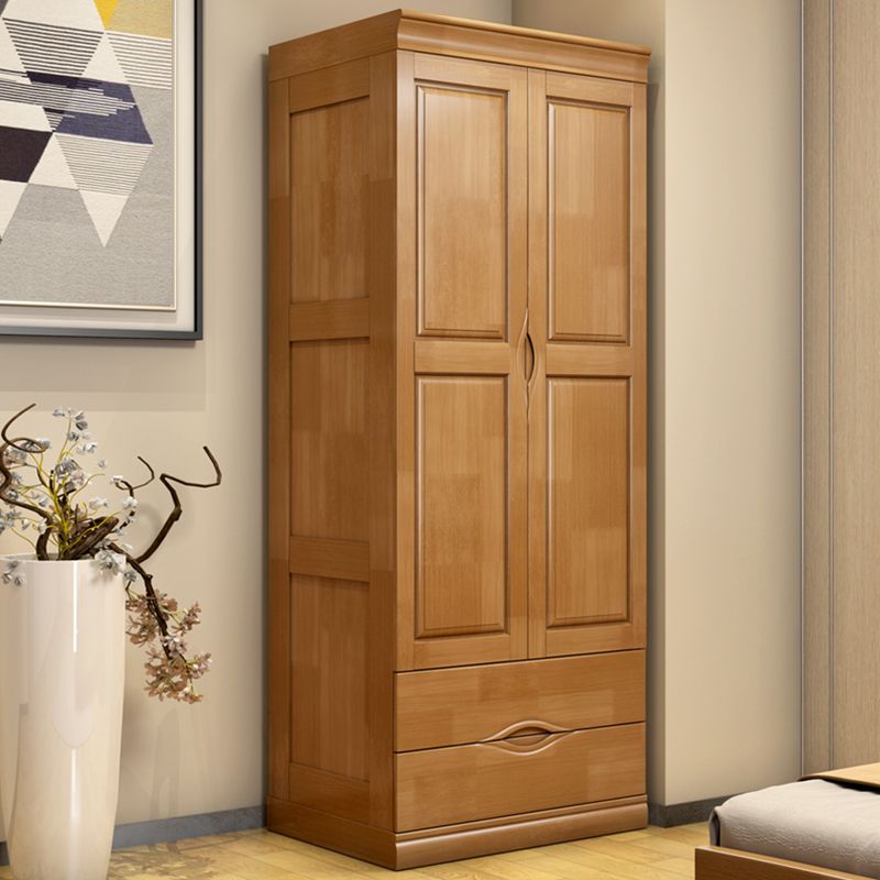 Armoire traditionnelle en caoutchouc avec tiroirs armoire finale mate pour la maison