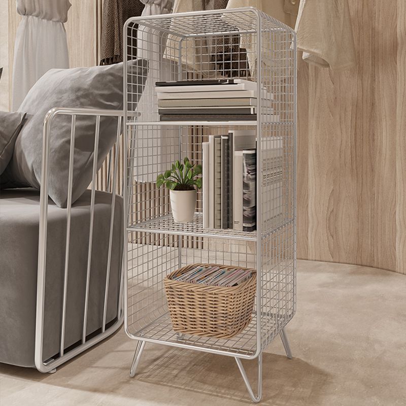 Libreria di scaffali per finitura antica industriale