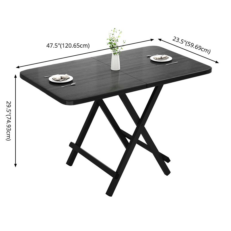 Modern Style Traditional Height Dining Set with Folding Table and Chairs Clearhalo 'Dining Room Sets' 'Dining Tables & Seating' 'dining_room_set' 'furn' 'furn_dining_room_set' 'Furniture' 'furniture_dining_room_set' 'Kitchen & Dining Furniture' 'kitchen&dining_furn' 'kitchen' 1200x1200_d5629281-2aef-47ba-a384-c343a1a57729