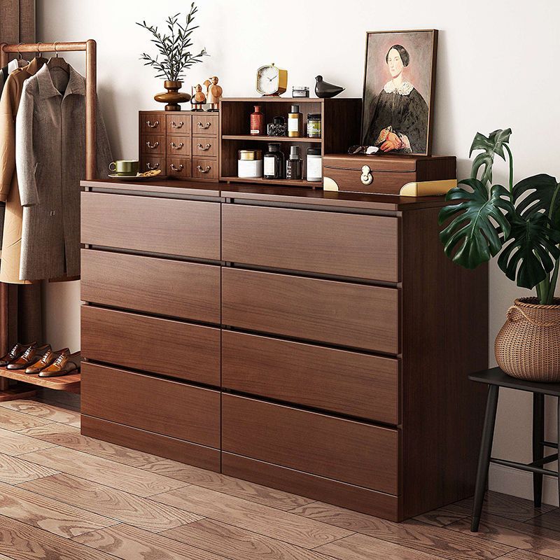 White/brown Accent Chest with 3/4/5/6/8 Drawers Storage Cabinet