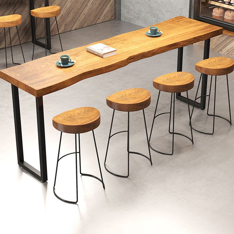 Ensemble de Table de Bar de Style industriel, 1/2/5/7 pièces, Table de Bar rectangulaire avec tabourets hauts