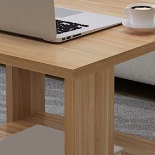 Square Wood 4 Legs End Table Shelf Included Sofa Accent Side Table Clearhalo 'Coffee & Accent Tables' 'End & Side Tables' 'end_side_tables' 'furn' 'furn_end_side_tables' 'Furniture' 'Living Room Furniture' 1200x1200_d5663034-0fa0-4ec7-82bc-ec97dc99b987