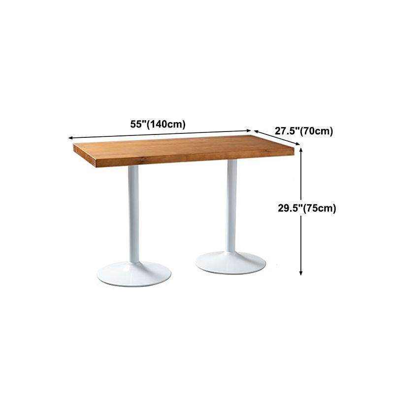 Metal Industrial Indoor Table Pine Solid Wood Top Table for Dining Room Clearhalo 'Dining Tables & Seating' 'Dining Tables' 'dining_table' 'furn' 'furn_dining_table' 'Furniture' 'furniture_dining_table' 'Kitchen & Dining Furniture' 'kitchen' 'kitchen_dining_table' 1200x1200_d5692a5a-af4e-4465-a468-fbf647fa2fa3