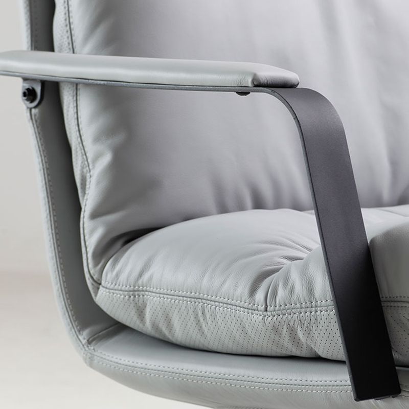 Sedia da ufficio a armi fisse moderne nessuna sedia ergonomica angosciante