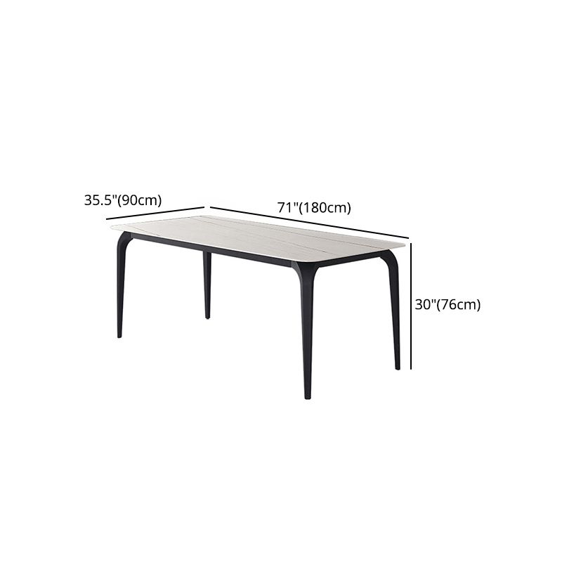 Modern 1/4/5/6/7 Pcs White Dining Chairs Set Sintered Stone Dining Room Set Clearhalo 'Dining Room Sets' 'Dining Tables & Seating' 'dining_room_set' 'furn' 'furn_dining_room_set' 'Furniture' 'furniture_dining_room_set' 'Kitchen & Dining Furniture' 1200x1200_d56bfd06-3e74-4446-8c0e-dfb344533e49