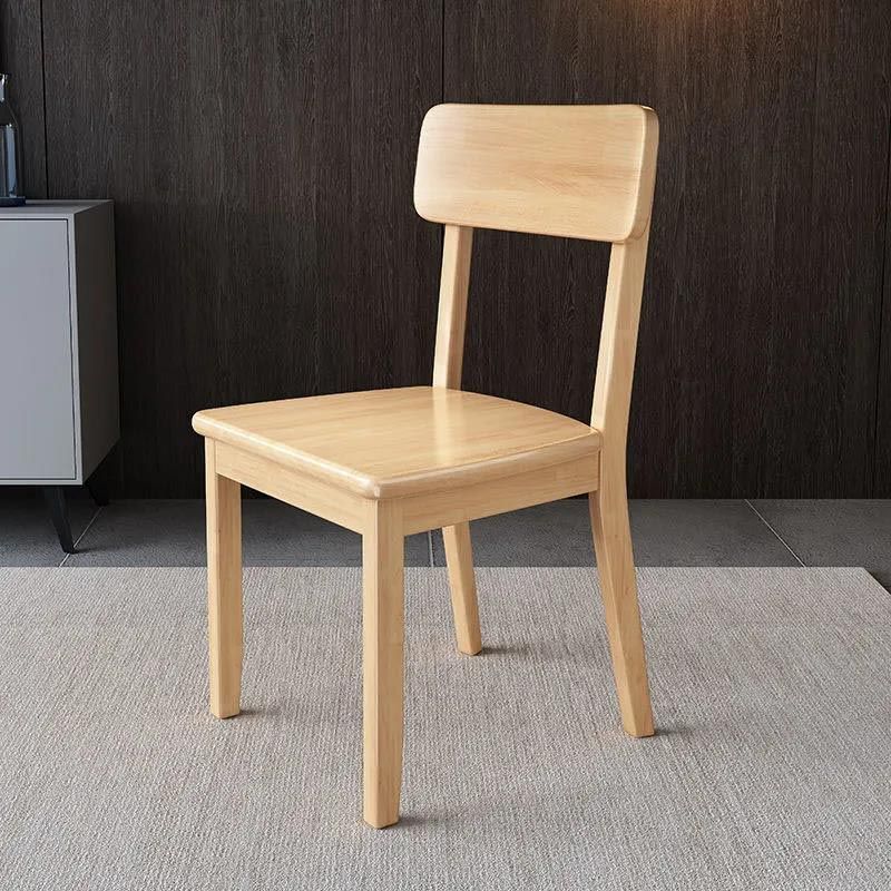 Chaise de salle à manger en bois contemporain ouvert meubles côté salle à manger en finition mate pour la maison