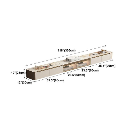 Combinazione da tavolo da tè sospeso di tè per tè a sospensione di roccia montata a parete di lusso montata