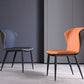 Contemporary Home Side Chair Wingback Metal Upholstered Dining Room Chair Clearhalo ' kitchen&dining_furn' 'Dining Chairs' 'Dining Tables & Seating' 'dining_chair' 'furn' 'furn_dining_chair' 'Furniture' 'furniture_dining_chair' 'Kitchen & Dining Furniture' 'kitchen' 1200x1200_d56f2943-170d-46b1-8710-6632bc94750a