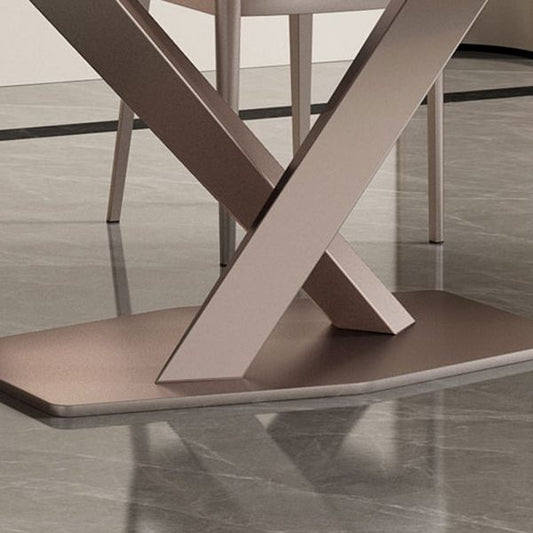 Set da pranzo moderno 1/2/5/7 PCS SINTERATO SINTERE PATURA DI PIETRO CON SEDIE