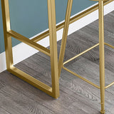 Tavolo da bistrot in stile moderno in falda bianca per uso del patio