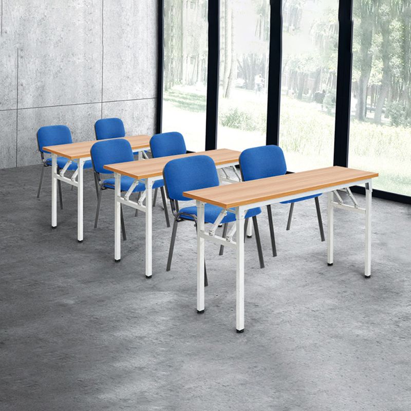 Armloze conferentiestoel Mid terug moderne bureaustoel met metalen benen