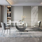 Contemporary Rectangle Dining Table Set Sintered Stone 1/4/7/8 Pieces Dining Set Clearhalo 'Dining Room Sets' 'Dining Tables & Seating' 'dining_room_set' 'furn' 'furn_dining_room_set' 'Furniture' 'Kitchen & Dining Furniture' 1200x1200_d5766aa6-674b-4a9a-8a78-85b8a6e9598f