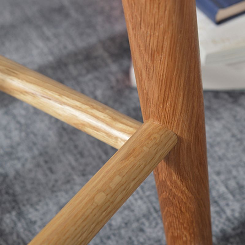 Modern Round Counter Bar Stool Armless Wood Indoor Bar Stool with Footrest Clearhalo 'Bar Furniture' 'Bar Stools' 'bar_stools' 'furn' 'furn_bar_stools' 'furniture_bar_stools' 'Kitchen & Dining Furniture' 'kitchen&dining_furn' 'kitchen' 'kitchen_furn' Furniture' 1200x1200_d577321a-207e-4d8b-bac1-a66b051478e6