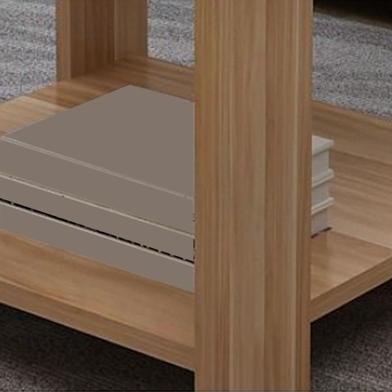 Square Wood 4 Legs End Table Shelf Included Sofa Accent Side Table Clearhalo 'Coffee & Accent Tables' 'End & Side Tables' 'end_side_tables' 'furn' 'furn_end_side_tables' 'Furniture' 'Living Room Furniture' 1200x1200_d5779f81-8e39-4cef-90fa-709dd78256fe