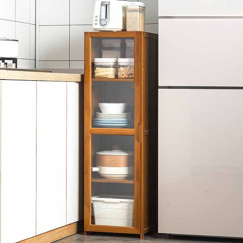 Modern Solid Wood Sideboard Table 30-inch Sideboard in Brown Clearhalo 'buffet_sideboard' 'Buffets & Sideboards' 'furn' 'furn_buffet_sideboard' 'Furniture' 'furniture_buffet_sideboard' 'Kitchen & Dining Furniture' 1200x1200_d578b4a9-01ab-461e-886e-f91972e161c5