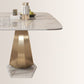 Luxury Sintered Stone Top Dining Set Rectangle 1/4/5/7/9 Pieces Dinette Table Set Clearhalo 'Dining Room Sets' 'Dining Tables & Seating' 'dining_room_set' 'furn' 'furn_dining_room_set' 'Furniture' 'Kitchen & Dining Furniture' 1200x1200_d579044b-7aea-4131-b724-3aa7128ba66a