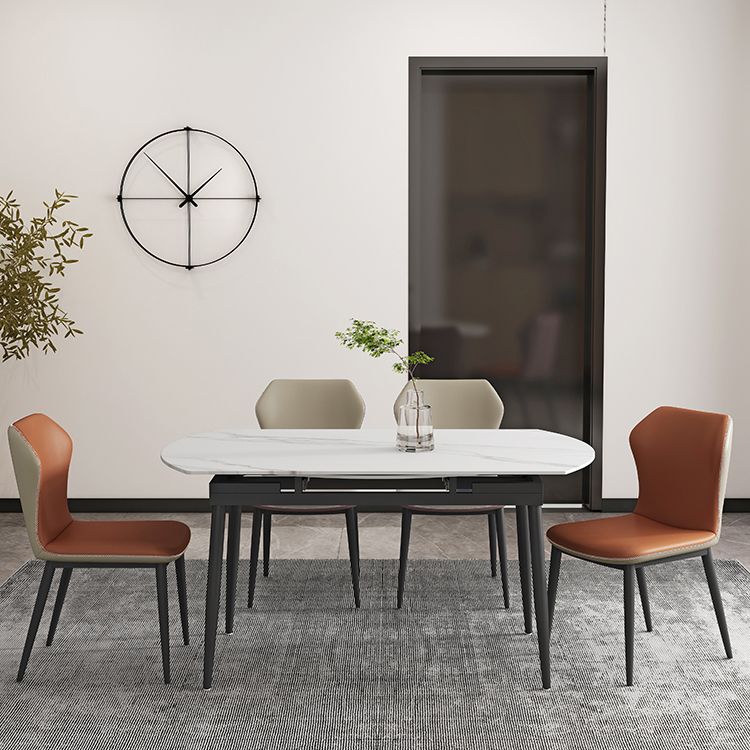 Modern 1/4/5/7 Pieces Dining Set Sintered Stone Top Dining Furniture Clearhalo 'Dining Room Sets' 'Dining Tables & Seating' 'dining_room_set' 'furn' 'furn_dining_room_set' 'Furniture' 'furniture_dining_room_set' 'Kitchen & Dining Furniture' 'kitchen&dining_furn' 'kitchen' 1200x1200_d579a3ef-3ac3-4f29-832e-a6886449d414